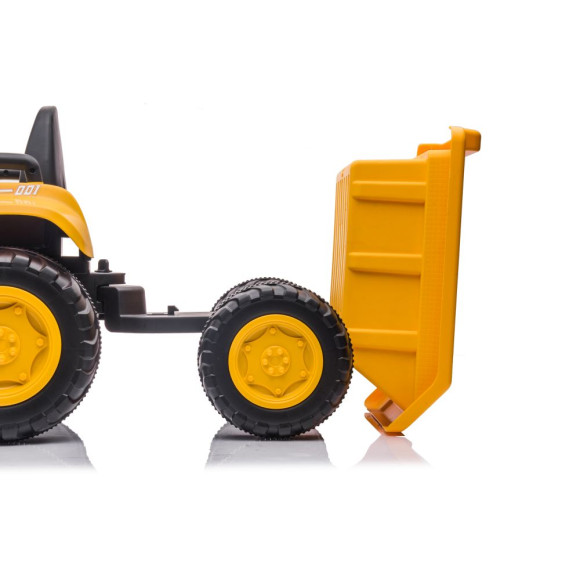 Traktor Na Akumulator Z łyżką  BW-X002A Żółty