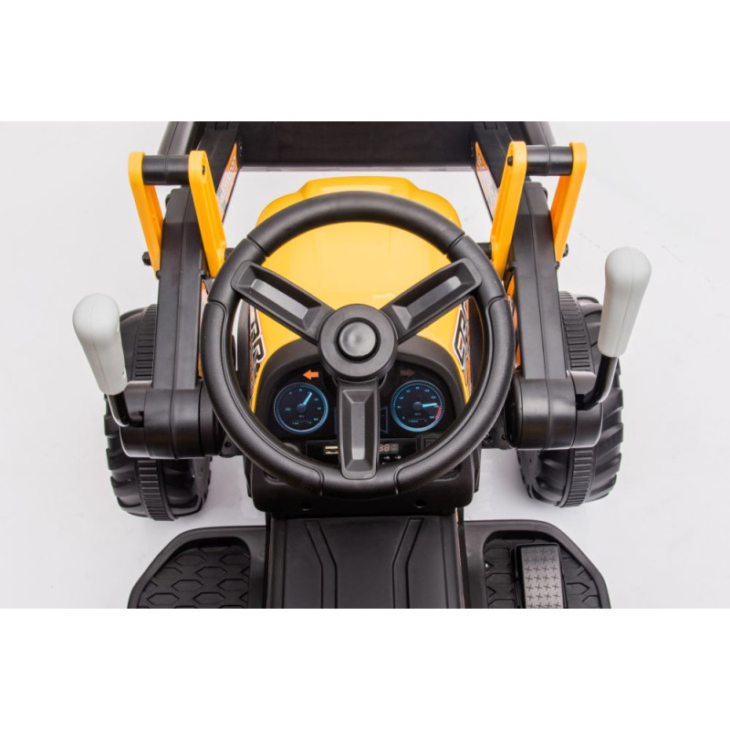 Traktor Na Akumulator Z łyżką  BW-X002A Żółty