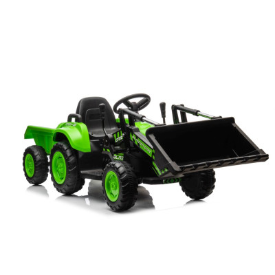 Traktor Na Akumulator Z łyżką  BW-X002A Zielony