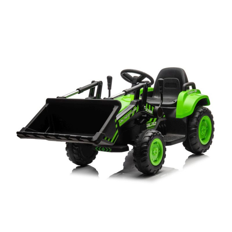 Traktor Na Akumulator Z łyżką  BW-X002A Zielony