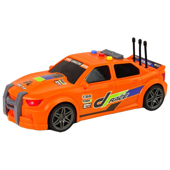 Auto Sportowe Wyścigowe 1:16 Pomarańczowy Dźwięk Auto Sportowe Wyścigowe 1:16 Pomarańczowy Dźwięk