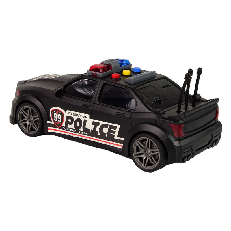 Auto Sportowe Policja 1:16 Czarny Dźwięk