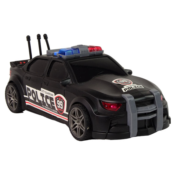 Auto Sportowe Policja 1:16 Czarny Dźwięk Auto Sportowe Policja 1:16 Czarny Dźwięk