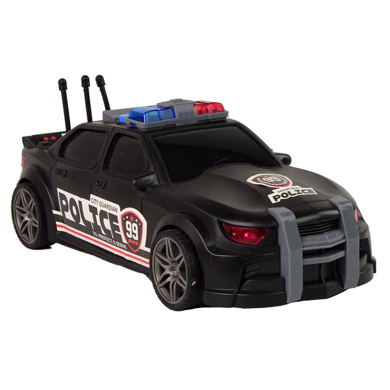 Auto Sportowe Policja 1:16 Czarny Dźwięk