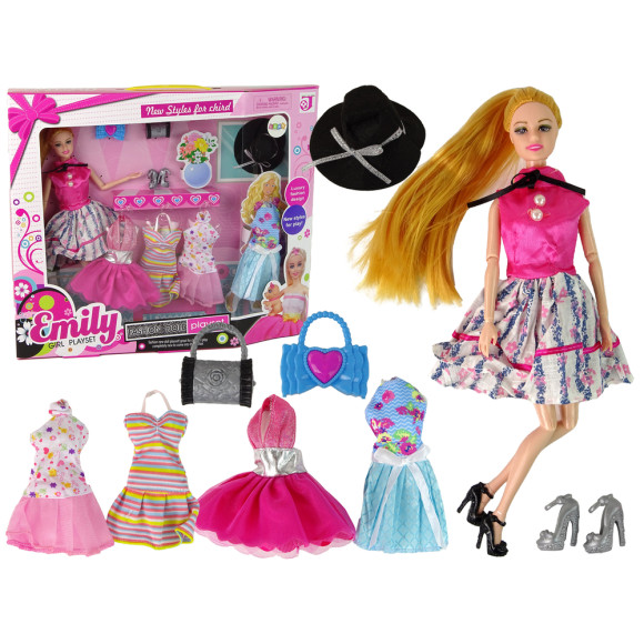 Lalka Dla Dzieci Emily Akcesoria Wymienne Sukienki Lalka Dla Dzieci Emily Akcesoria Wymienne Sukienki