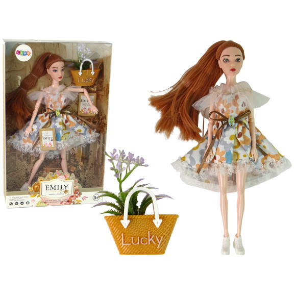 Lalka Dla Dzieci Emily Jesienna Rude Włosy Kwiaty Lalka Dla Dzieci Emily Jesienna Rude Włosy Kwiaty
