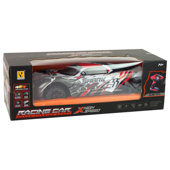 Auto Sportowe R/C 1:8 Szary Biały Auto Sportowe R/C 1:8 Szary Biały