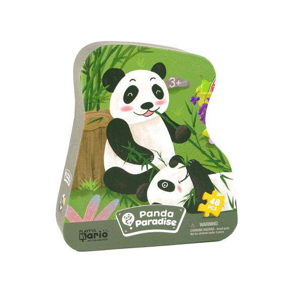 Puzzle Panda Las Bambusowy 48 Elementów