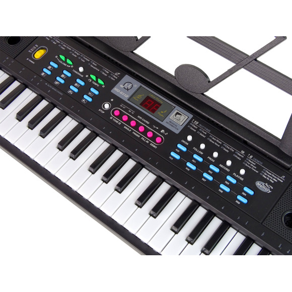 Keyboard MQ-6112 Mikrofon Uchwyt Na Nuty 61 Klawiszy Keyboard MQ-6112 Mikrofon Uchwyt Na Nuty 61 Klawiszy