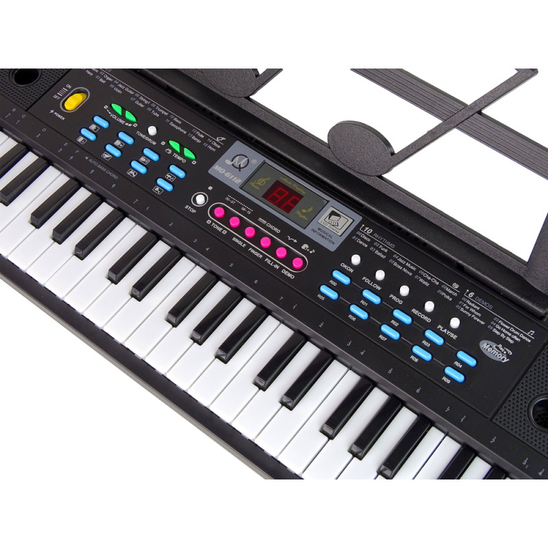Keyboard MQ-6112 Mikrofon Uchwyt Na Nuty 61 Klawiszy