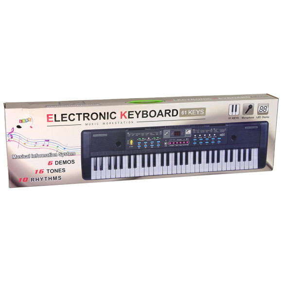 Keyboard MQ-6112 Mikrofon Uchwyt Na Nuty 61 Klawiszy Keyboard MQ-6112 Mikrofon Uchwyt Na Nuty 61 Klawiszy