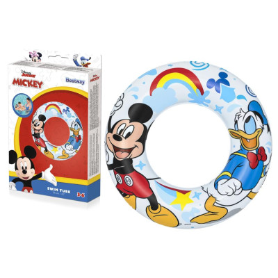 Pompowane Koło Do Pływania Myszka Miki 56 cm Bestway 91004