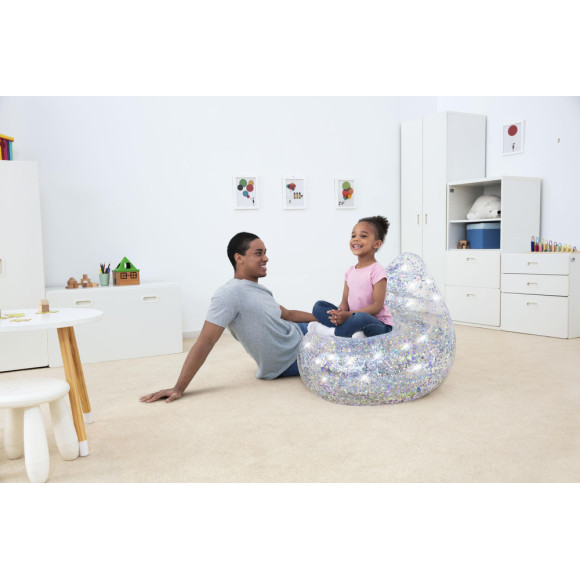 Dmuchany Fotel Brokatowy 72 x 72 x 64 cm Bestway 75105 Dmuchany Fotel Brokatowy 72 x 72 x 64 cm Bestway 75105