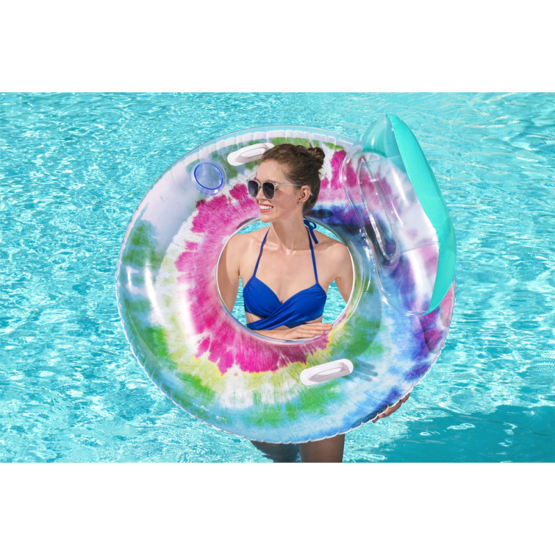 Dmuchane Koło Do Pływania Tie Dye 118 cm  Bestway 43637