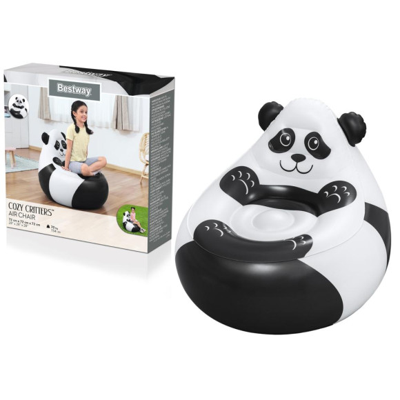 Dmuchany Fotel Panda 72 x 72 x 64 cm Bestway 75116 Dmuchany Fotel Panda 72 x 72 x 64 cm Bestway 75116