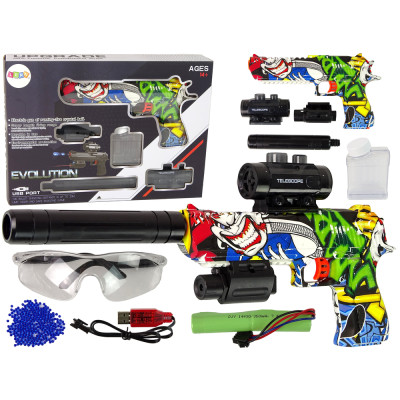 Elektryczny Laserowy Pistolet Na Bomby Kulki Wodne Ładowarka