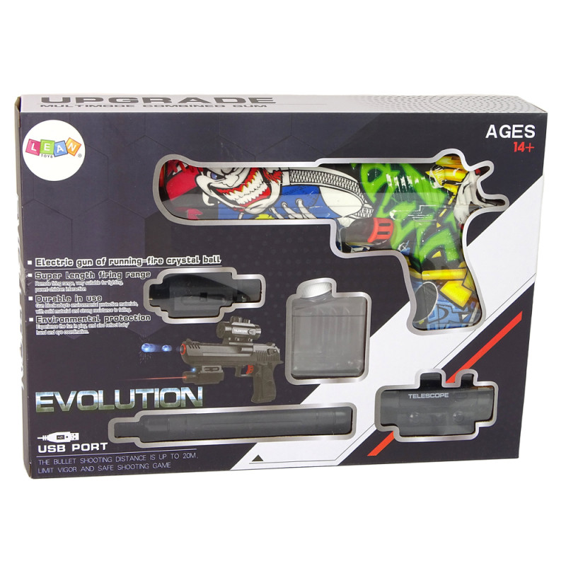 Elektryczny Laserowy Pistolet Na Bomby Kulki Wodne Ładowarka