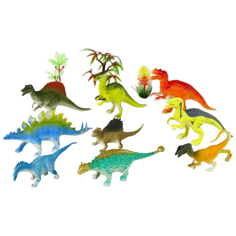 Zestaw Figurek Dinozaurów 9 sztuk Kolorowe