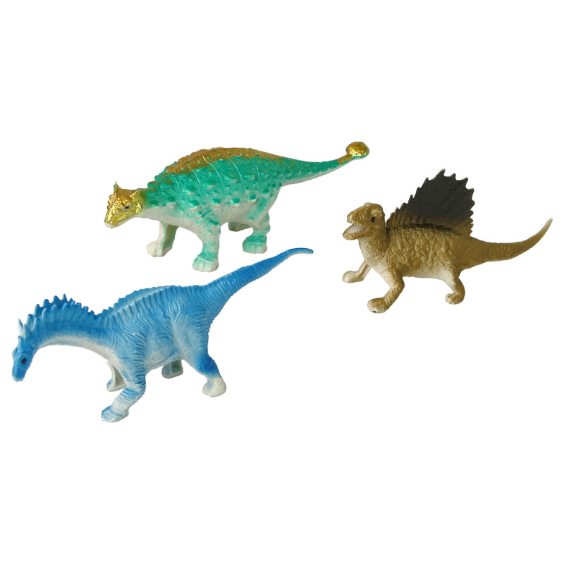 Zestaw Figurek Dinozaurów 9 sztuk Kolorowe