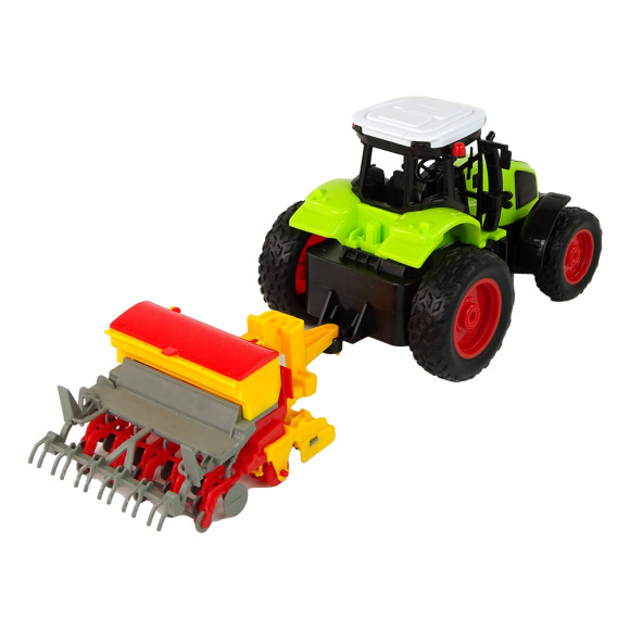 Pojazd Rolniczy Traktor Z Prasą R/C 1:16 Zielony Pojazd Rolniczy Traktor Z Prasą R/C 1:16 Zielony