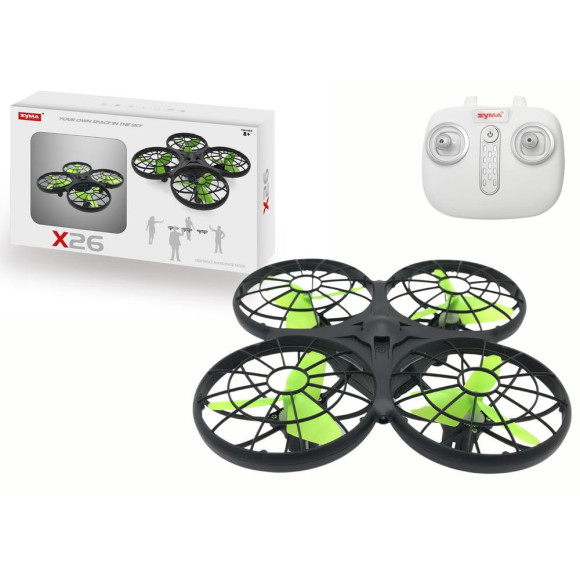 Zdalnie Sterowany Dron X26 SYMA Czarny Zdalnie Sterowany Dron X26 SYMA Czarny