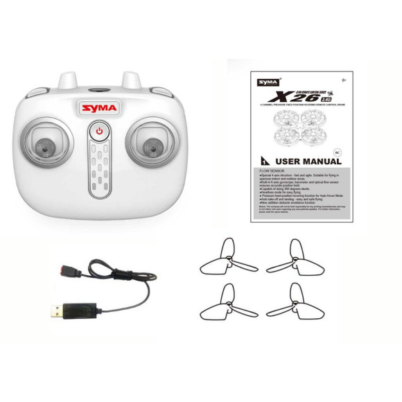 Zdalnie Sterowany Dron X26 SYMA Czarny Zdalnie Sterowany Dron X26 SYMA Czarny