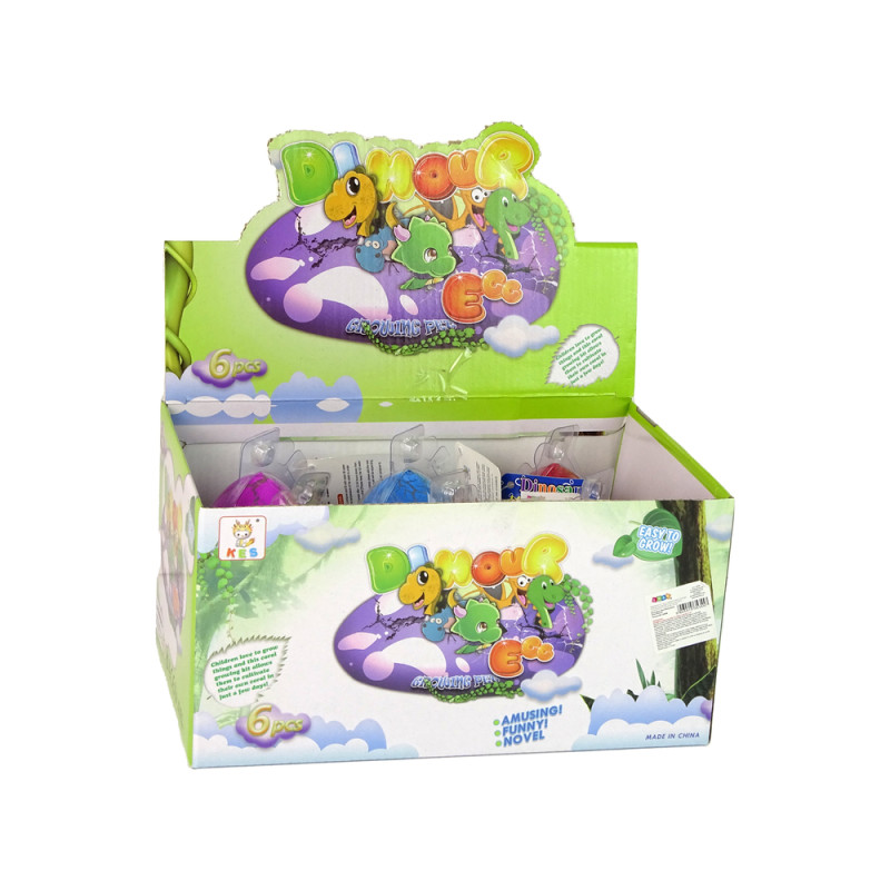 Wykluwające się Magiczne Jajko Dinozaura Rosnące 9 cm Kolory