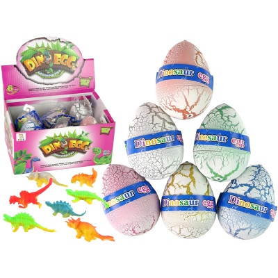 Wykluwające się Magiczne Jajko Dinozaura Rosnące 7,5 cm Białe