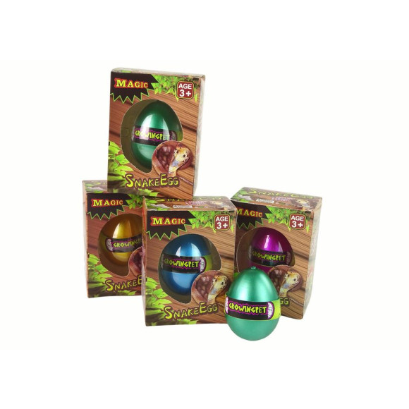 Wykluwające się Rosnące Magiczne Jajko Węże 6cm Wykluwające się Rosnące Magiczne Jajko Węże 6cm