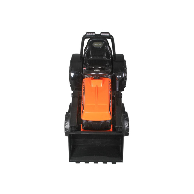 Traktor na Akumulator ZP1001B Z Łyżką Klakson Pomarańczowy