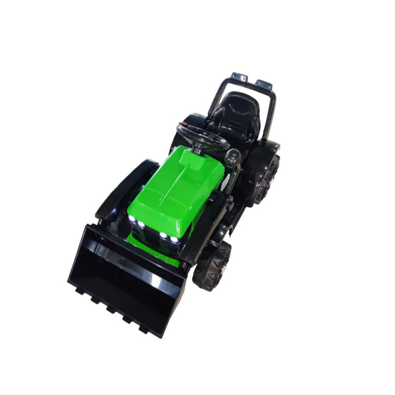 Traktor na Akumulator ZP1001B Z Łyżką Klakson Zielony