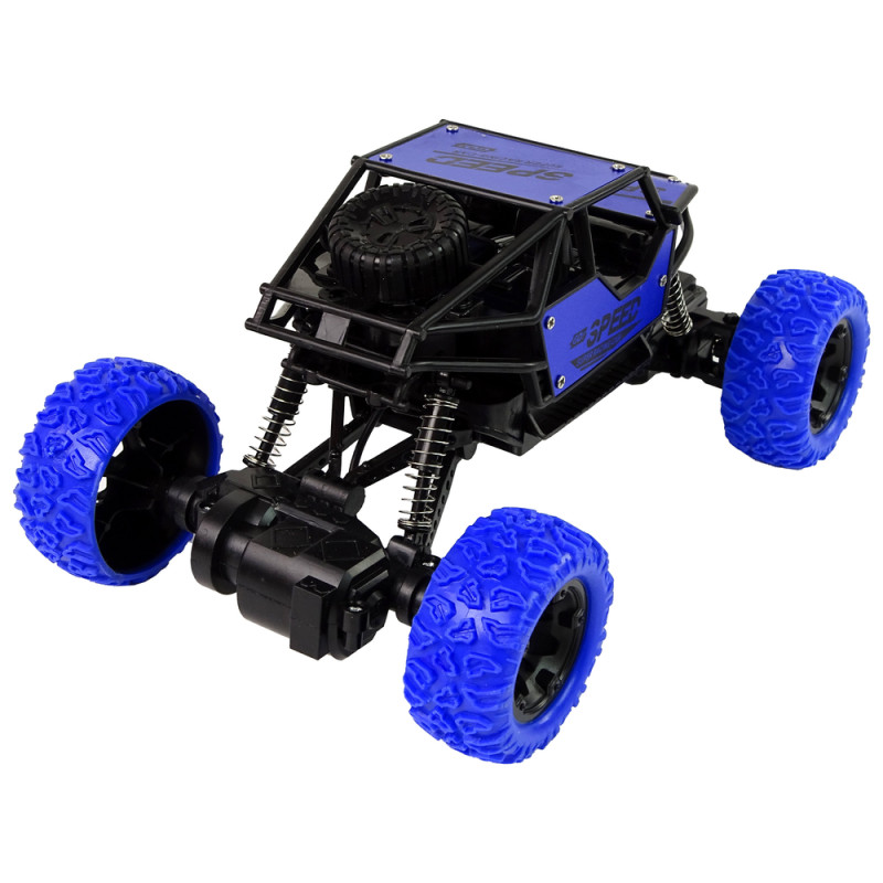 Auto Zdalnie Sterowane Terenowe R/C 1:18 Niebieskie.