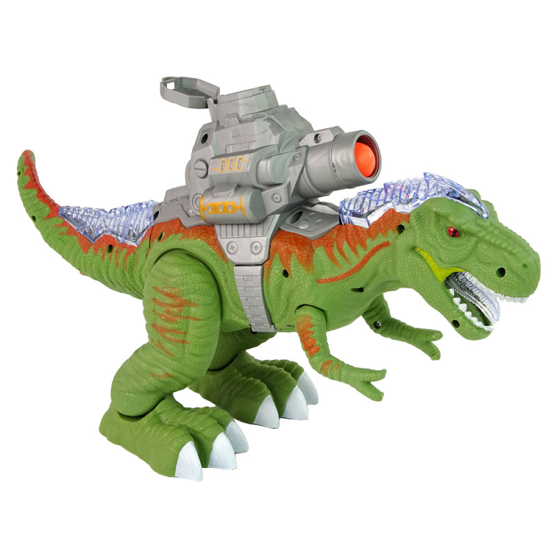 Dinozaur z Katapultą Chodzi Strzela Zielony