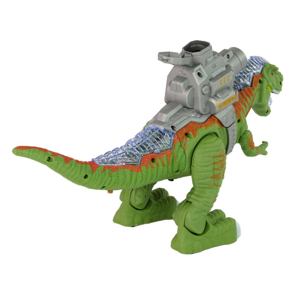 Dinozaur z Katapultą Chodzi Strzela Zielony