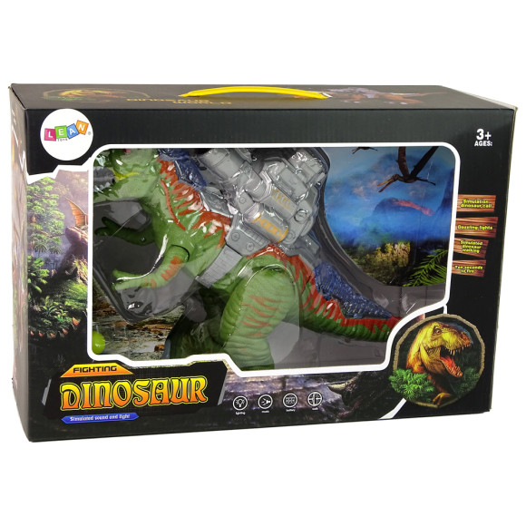 Dinozaur z Katapultą Chodzi Strzela Zielony