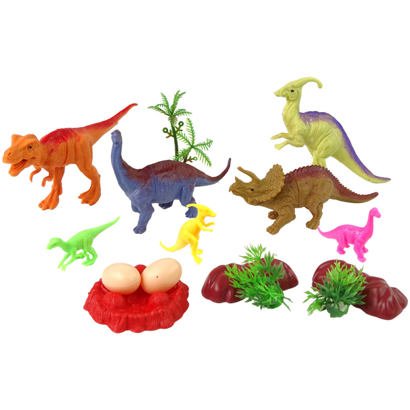 Zestaw Figurek Dinozaurów z Akcesoriami 15 Sztuk
