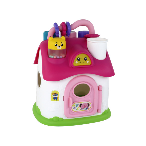 Domek Sorter Interaktywny Różowy Puzzle Edukacyjny Domek Sorter Interaktywny Różowy Puzzle Edukacyjny