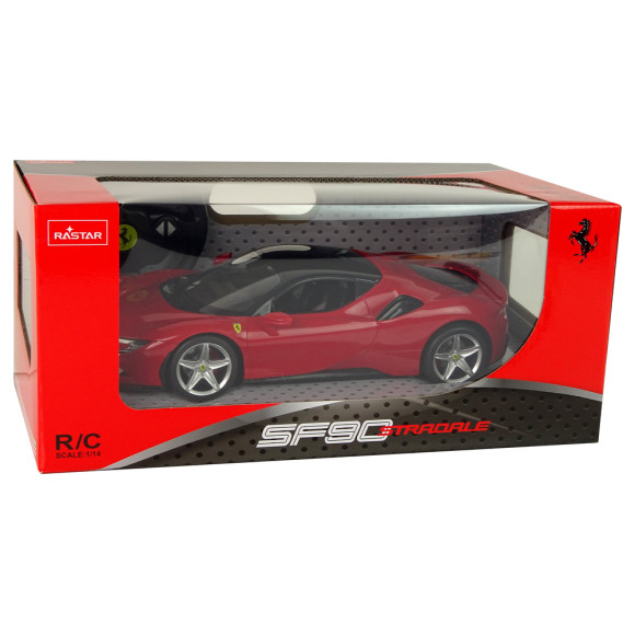 Auto R/C Ferrari SF90 1:14 Rastar Czerwone Auto R/C Ferrari SF90 1:14 Rastar Czerwone