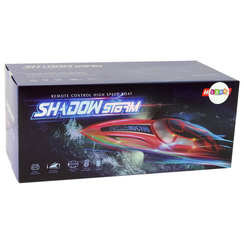 Motorówka R/C 2,4G Czerwona 20-25 km/h