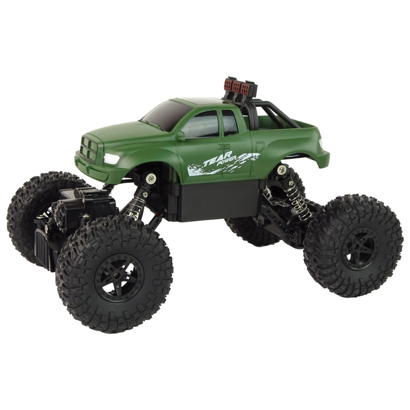 Zdalnie Sterowane Auto R/C 2.4 GHz 1:18 Zielone