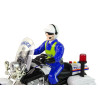 Motocykl Policyjny Motor Policja Dźwięki Światła Wóz Policyjny