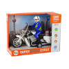 Motocykl Policyjny Motor Policja Dźwięki Światła Wóz Policyjny