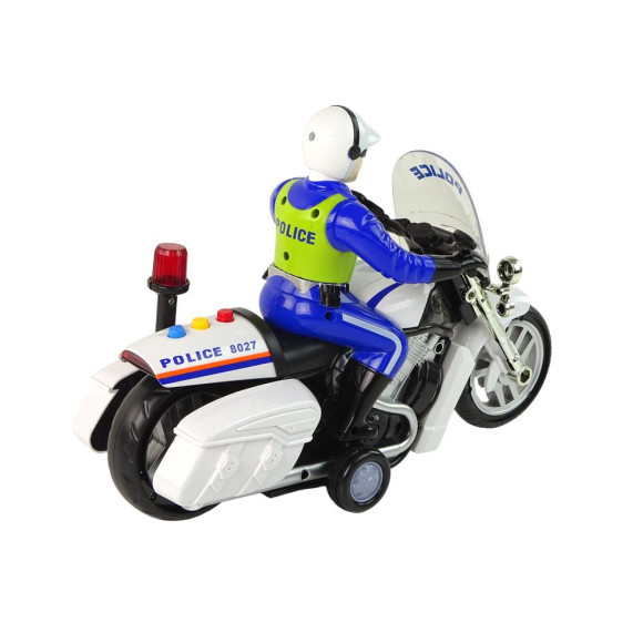 Motocykl Policyjny Motor Policja Dźwięki Światła Wóz Policyjny
