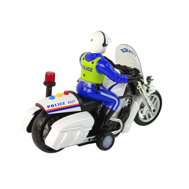 Motocykl Policyjny Motor Policja Dźwięki Światła Wóz Policyjny