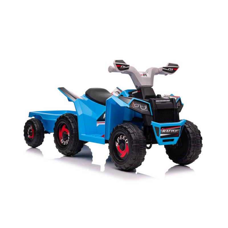 Quad Na Akumulator XMX630T Niebieski Z Przyczepą