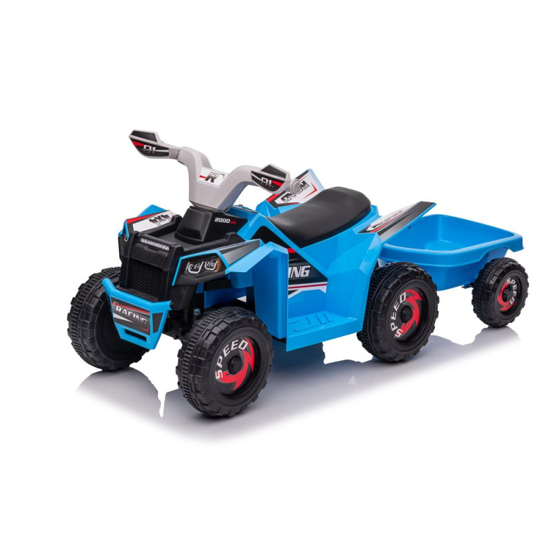 Quad Na Akumulator XMX630T Niebieski Z Przyczepą