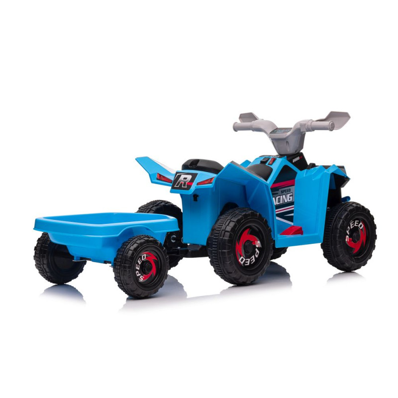 Quad Na Akumulator XMX630T Niebieski Z Przyczepą