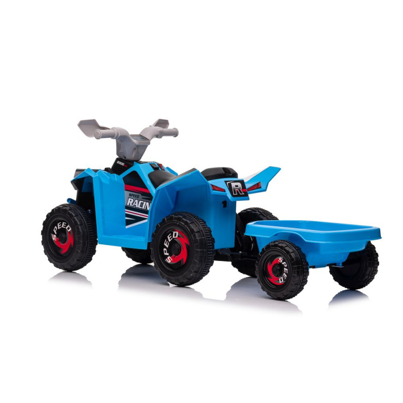 Quad Na Akumulator XMX630T Niebieski Z Przyczepą