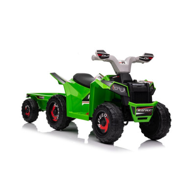 Quad Na Akumulator XMX630T Zielony Z Przyczepą