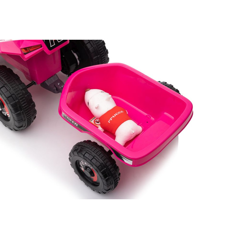 Quad Na Akumulator XMX630T Różowy Z Przyczepą